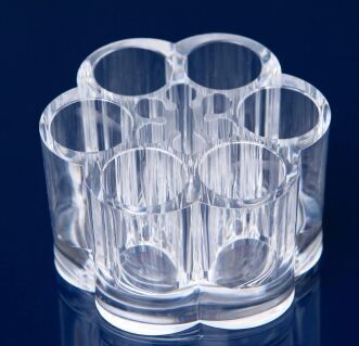 Plum blossom-shaped lipstick holder cosmetic box/crystal jewelry box/multi-functional storage box jewelry box Specification image