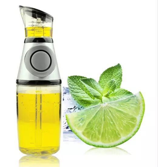 Press-type measurable health oil bottle, vinegar bottle, kitchenware oil control bottle, leak-proof glass soy sauce oil control pot, kitchen bottle Specification image