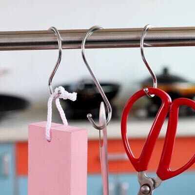 S-type iron hook kitchen S hook Hook S hook small medium bulk 15