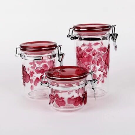 Acrylic storage tanks, dried fruit cans, snack cans, moisture-proof and sealed, candy colors Application Scenario