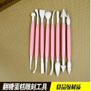 8-piece baking tool set, carving set, cake tools, decorative pen, fondant utensils, shaping knife, baking details Picture