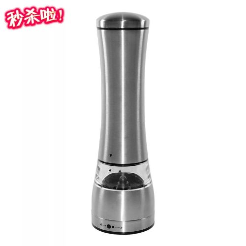 Free shipping stainless steel pepper grinder, manual pepper grinder, creative kitchenware, black pepper grinding bottle, grinding