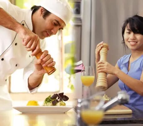 Oak and lotus pepper mill Manual pepper grinder Pepper grinder Black pepper grinder