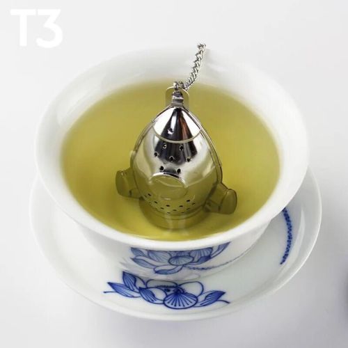 Cute creative tea infuser Tea leak tea filter Stainless steel tea filter net black tea bag tea ball separator