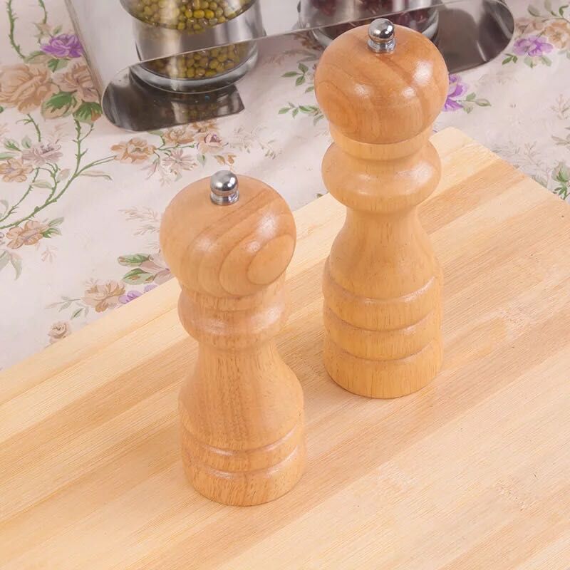 Oak lotus wood pepper grinder, manual pepper grinder, pepper powder grinder, black pepper grinder Specification image