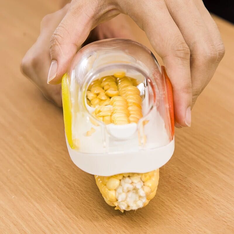 Convenient kitchenware: Round corn peeler, corn stripper, corn chipper, corn thresher