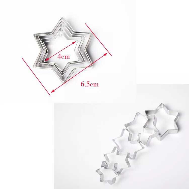 20-piece set of stainless steel heart-shaped cookie molds, vegetable and fruit cutting molds, and chocolate knife cutting molds Application Scenario