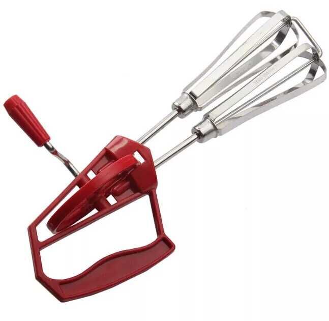 Factory direct sales of kitchenware, lazy person's colorful handle hand-cranked egg beater, convenient and practical Application Scenario