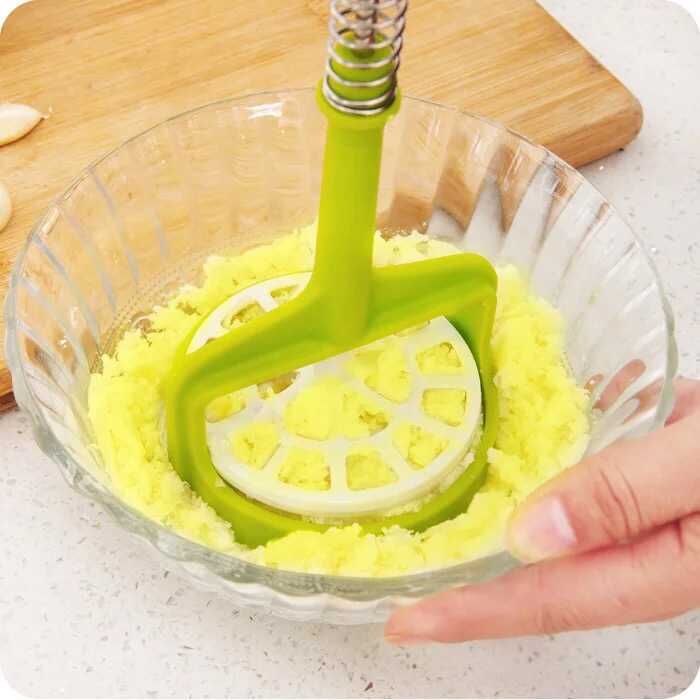 Creative automatic press-type potato mash, a tool for mashed potatoes, a sweet potato puree press, and a supplementary food mashing tool Specification image