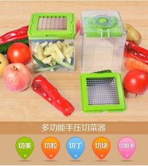 Multi-functional vegetable cutter Potato cutter French fries cutter Salad cutter Shredded green pepper salad cutter fruit cutter