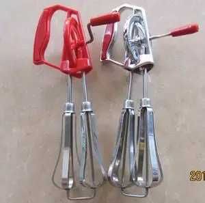 Factory direct sales of kitchenware, lazy person's colorful handle hand-cranked egg beater, convenient and practical