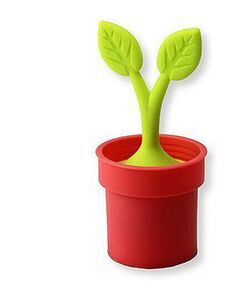 New silicone tea brewer, green leaf silicone tea brewer, customized silicone tea brewer, factory direct sales