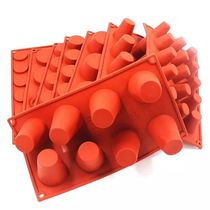 Baking equipment Wholesale pudding silicone cake mold Silicone baking mold Creative cylindrical cone ice mold