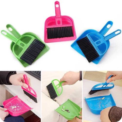 Best-selling mini desktop sweep, cleaning brush, keyboard brush with dustpan and small broom set