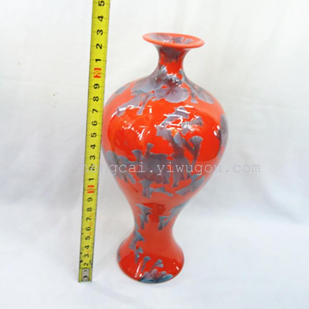 Crystalline glaze ceramic vase craftsmanship, vase worker, ceramic vase Application Scenario