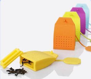 Silicone tea maker, food-grade silicone tea maker, creative and environmentally friendly silicone tea filter