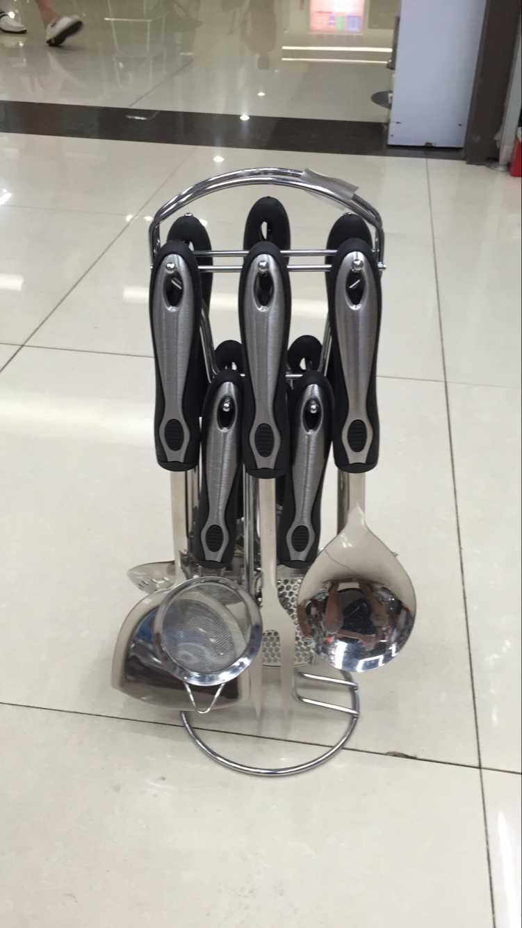 New stainless steel 11-piece set with rack gift, genuine Xinyi small tools and large kitchenware