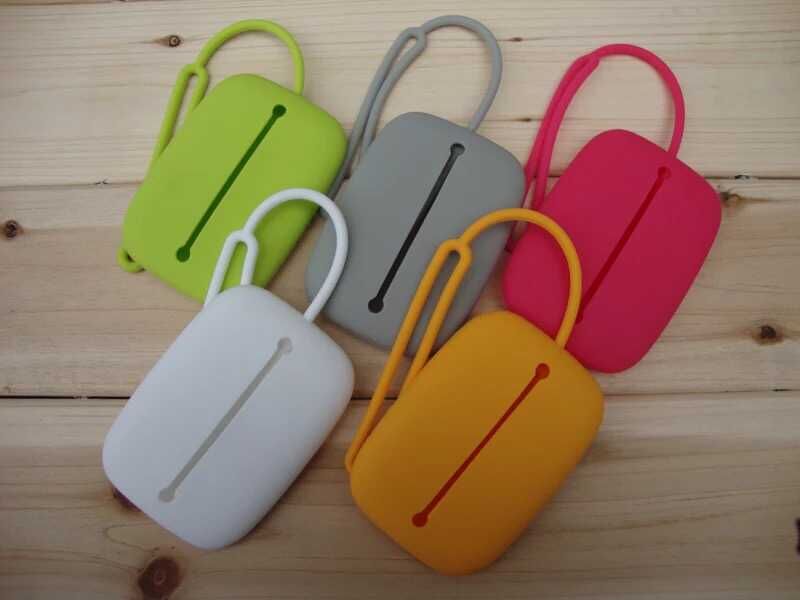 方形硅胶钥匙包 日韩糖果色钥匙扣 创意硅胶钥匙收纳包公交卡