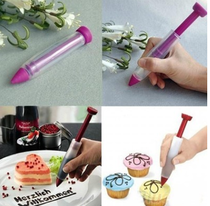 Silicone chocolate pen Decorating pen/utensil Cream tool pen Sushi cake decorating mold