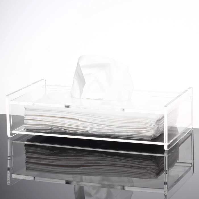 Acrylic transparent acrylic paper towel box European creative special price paper towel box car paper box