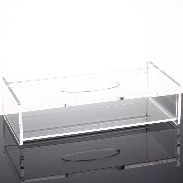 Acrylic transparent acrylic tissue box, European-style creative discounted tissue box, car tissue box Specification image