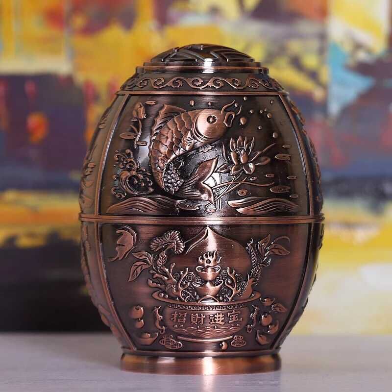 Portable retro hotel supplies toothpick box, creative automatic toothpick holder, high-end European-style fashionable and creative toothpick can details Picture