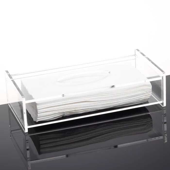 Acrylic transparent acrylic tissue box, European-style creative discounted tissue box, car tissue box details Picture