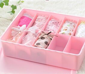 Plastic underwear storage box, bra organization box, creative storage box