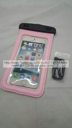 iphone6 plus气泡防水袋，ABS夹子气泡防水袋