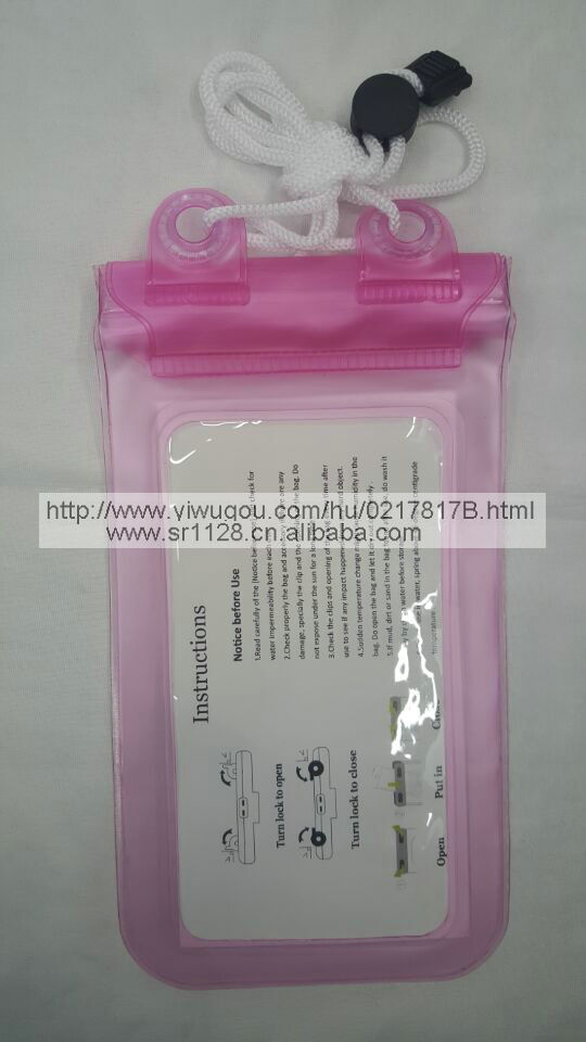 iphone6 plus Double corns PVC waterproof bag Application Scenario