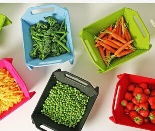 Foldable chopping board + water filter basket kitchenware details Picture