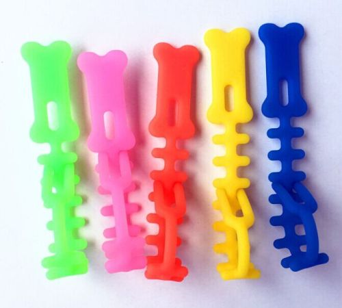 Food-grade eco-friendly silicone plastic bag sealing clip with fishbone-shaped cable ties