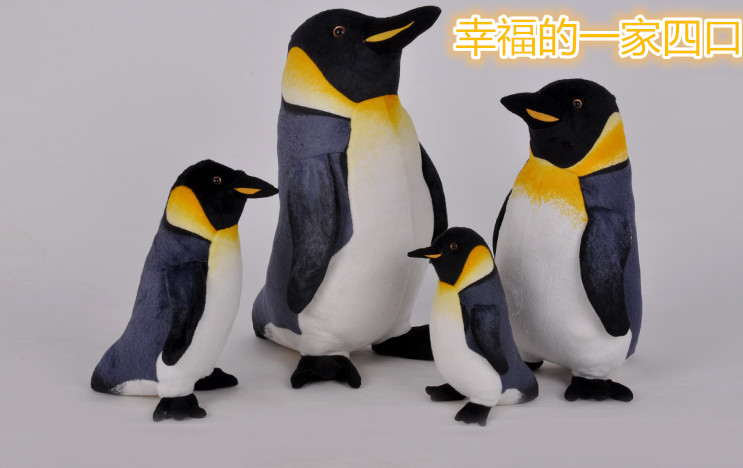 Simulated penguin figurine, Happy Big feet Madagascar QQ plush toy doll pillow