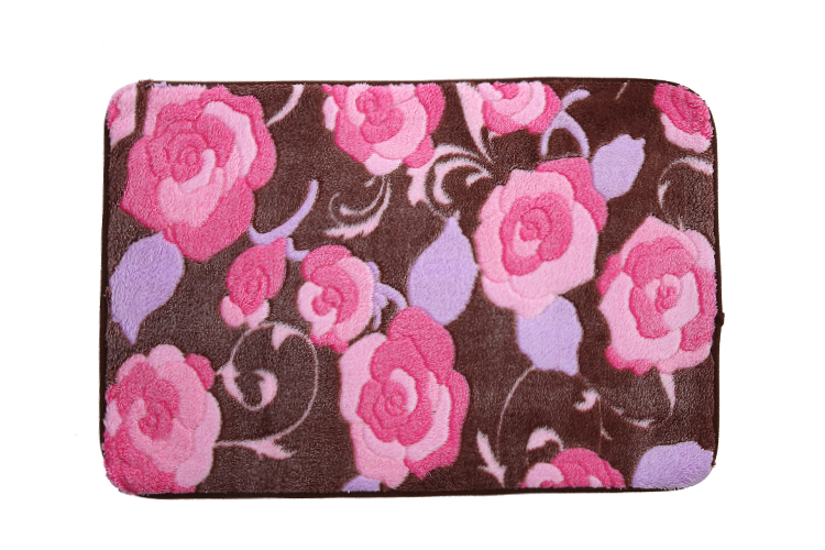 天喜厂家直销 珊瑚绒卧室地毯地垫门垫浴室垫家用脚垫 防滑