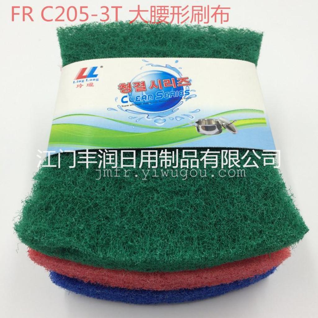 A large waist-shaped scouring pad for cleaning the sink details Picture