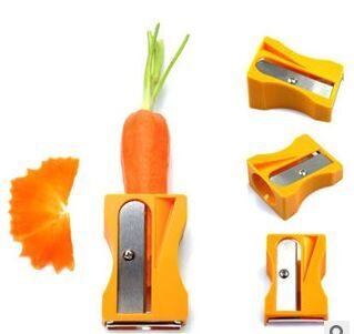 Creative kitchen household plastic stainless steel fruit knife, carrot pencil sharpener, peeler, plane