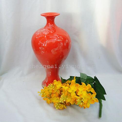 结晶釉陶瓷花瓶 工艺花瓶 陶瓷花瓶