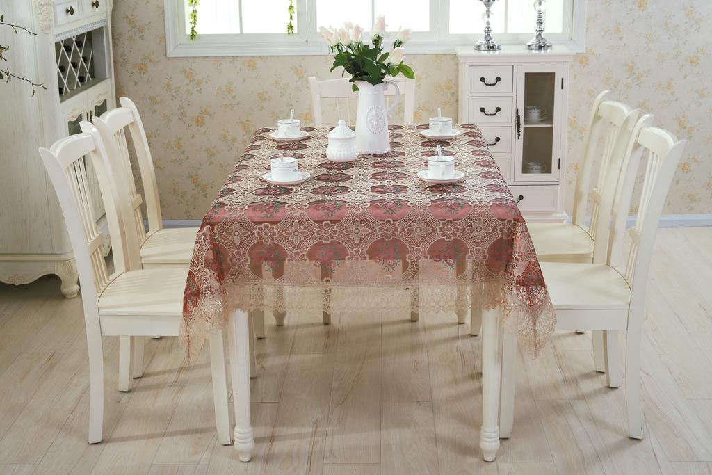 【 Post-Wave Handicrafts 】 Custom-made European-style embroidered tablecloths and tablecloths Specification image