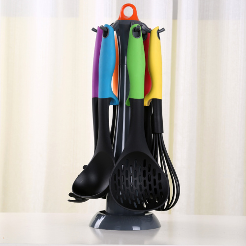 Nylon 7-Piece Kitchenware Spatula Soup Spoon Colander Cooking Spatula Nx700-Ae