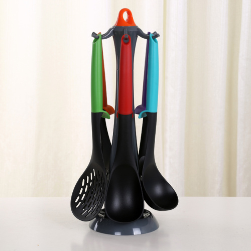 Nylon 7-Piece Kitchenware Spatula Soup Spoon Colander Cooking Spatula Nx710-Ae