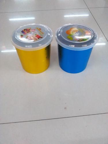 批发供应塑料水桶 小印花水桶 小水桶 带盖水桶