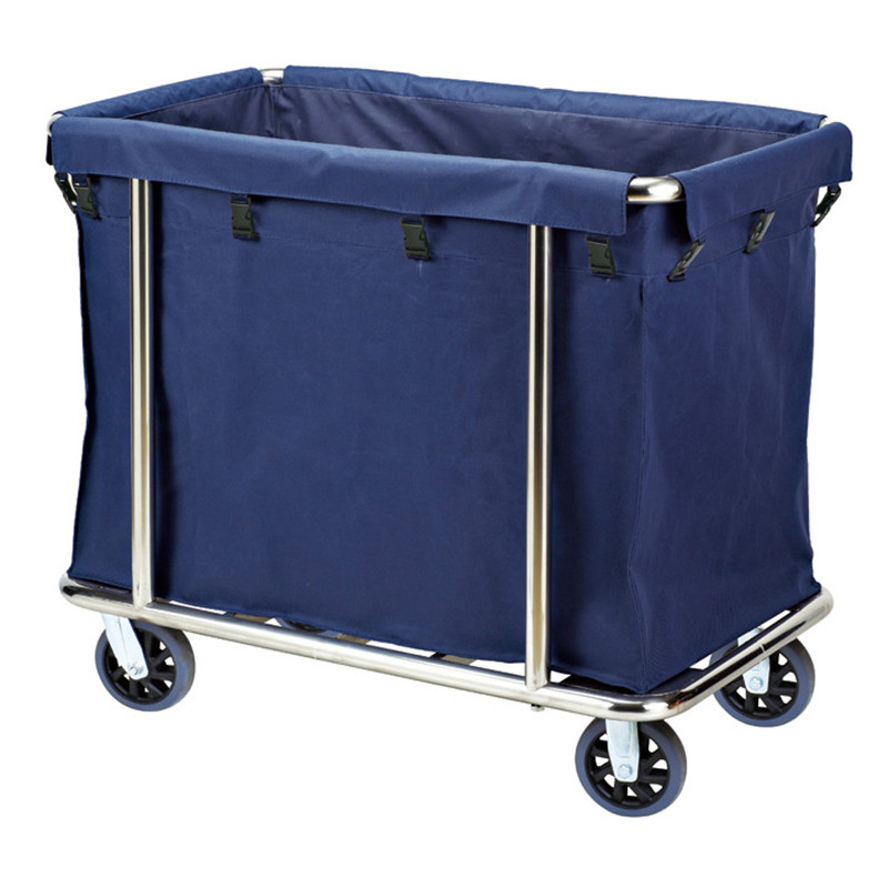 Hotel room service vehicle, front door vehicle, steel pipe painted linen vehicle