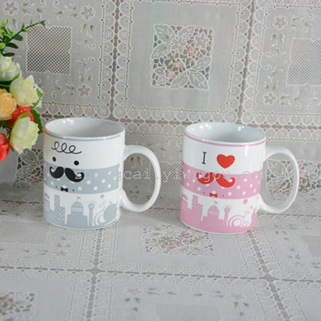 Ceramic cups, coffee cups, advertising promotion cups, stock cups details Picture