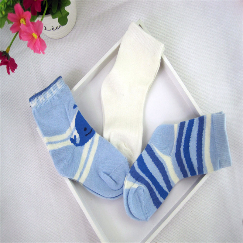 Cotton baby four seasons male baby socks