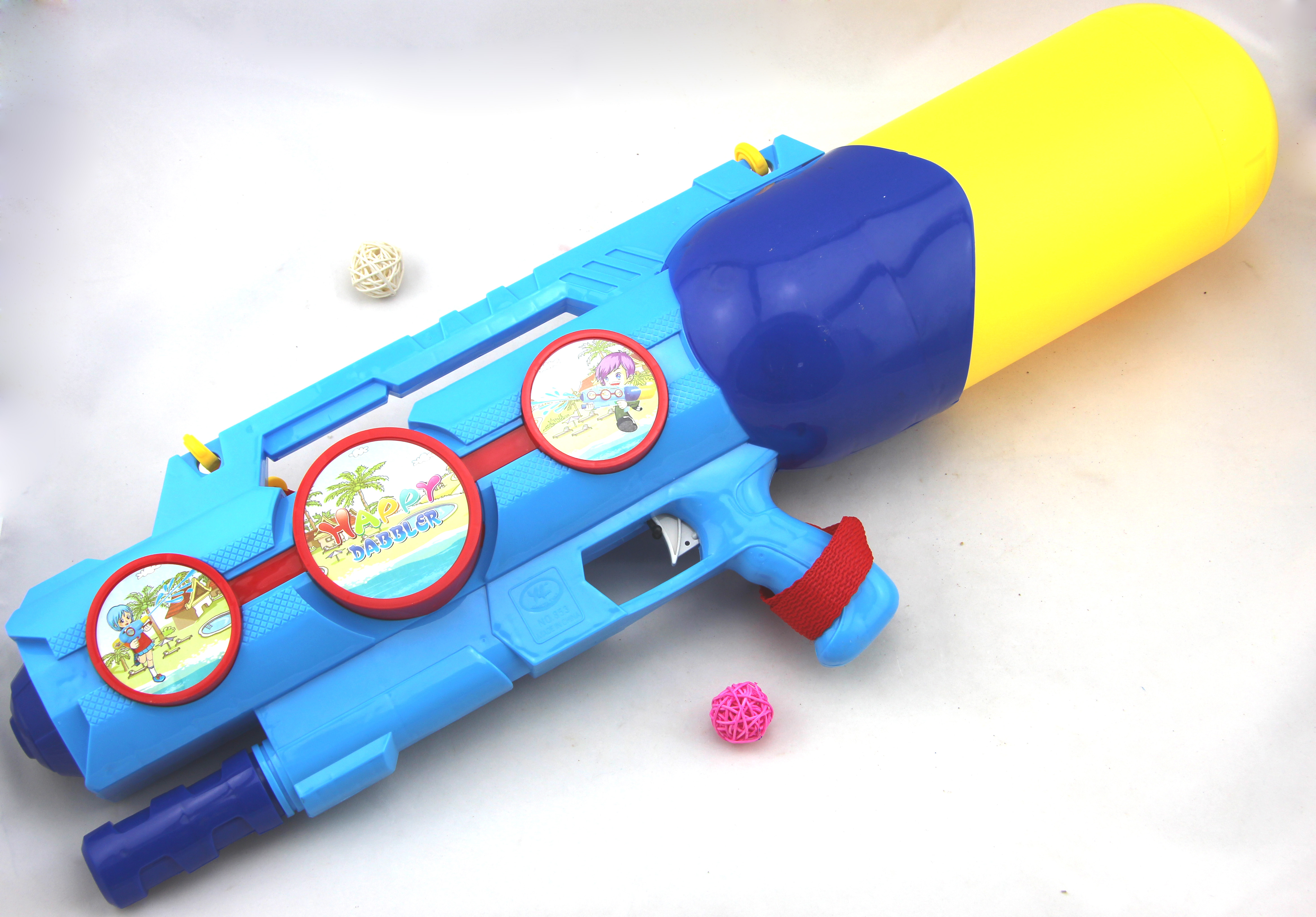 Factory direct sale of 853 water gun, extra-large water gun, red and blue mixed color