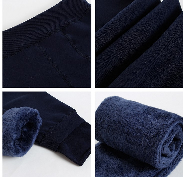Winter fleece and thickened polyester-cotton leggings, high-waisted thermal pants, and outerwear one-piece pedal pants Specification image