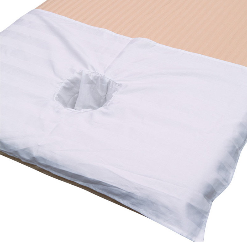 Massage cloth, massage towel, beauty bed sheet, perforated and dug hole bed sheet, massage bed sheet details Picture