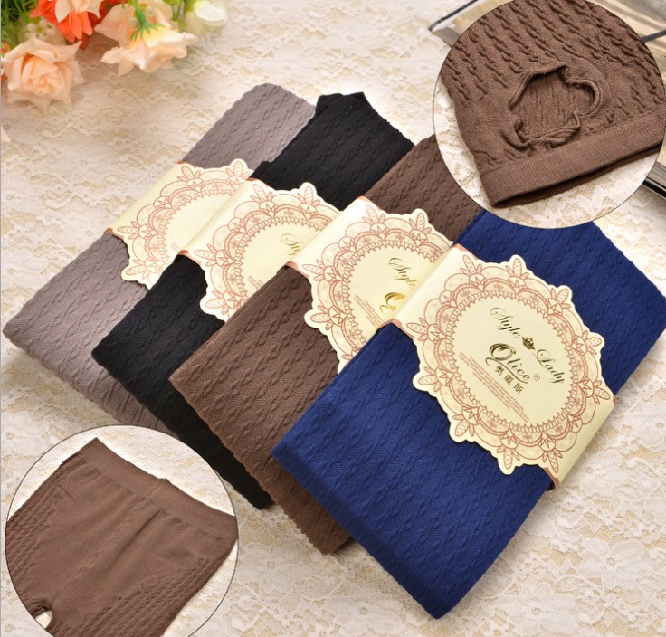  细麻花连裤袜 天鹅绒打底裤复古显瘦百搭踩脚袜子