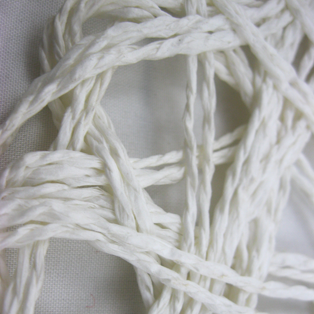 2015 New double-filament random woven circular mesh paper handcrafted placemats and heat insulation pads details Picture