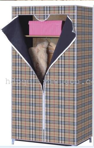 8866简易衣柜 布衣柜加固钢架布衣橱大号金属置物架收纳柜